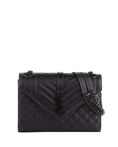 ysl medium tri-quilt envelope shoulder bag